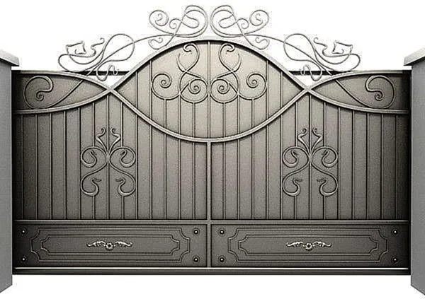 Распашные ворота Grand-1 (Нитроэмаль)