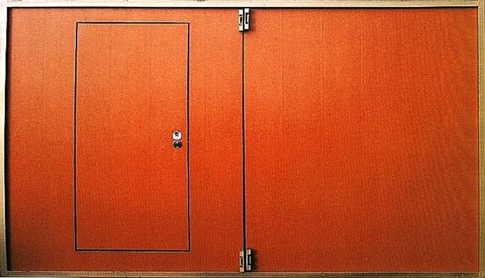 Распашные ворота Grand-7 (Нитроэмаль) - внешняя сторона